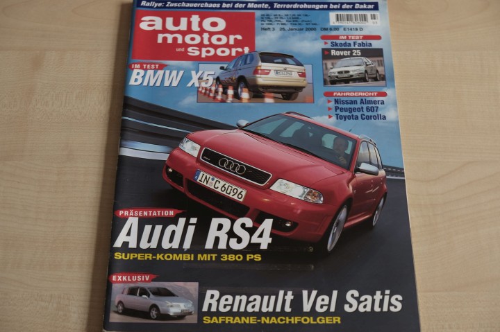 Deckblatt Auto Motor und Sport (03/2000)
